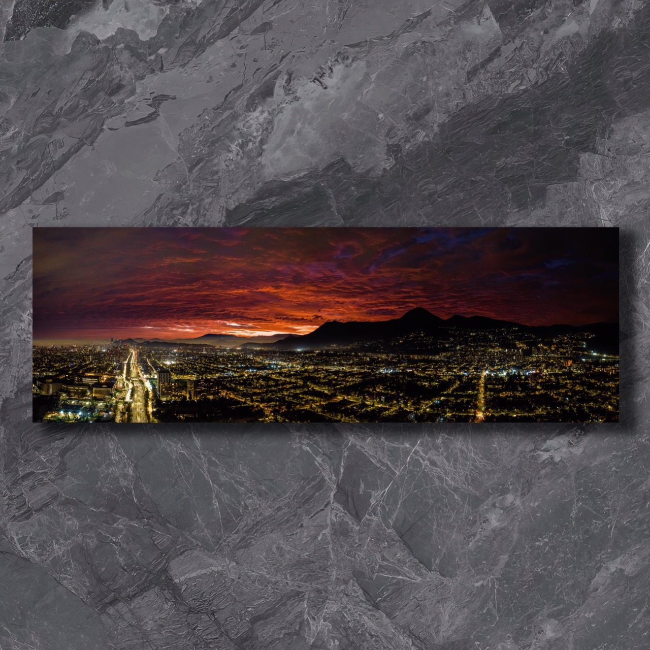 "Ocaso en llamas sobre Cerro Manquehue" - Imagen 12