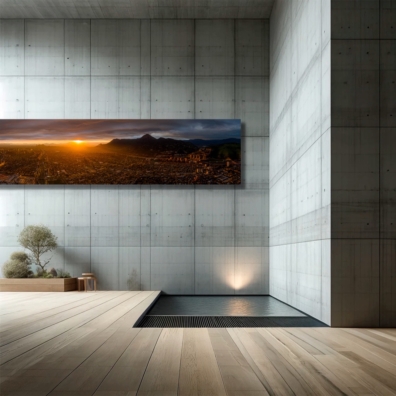 "Crepúsculo Dorado: Atardecer en la Metrópoli" - Imagen 14