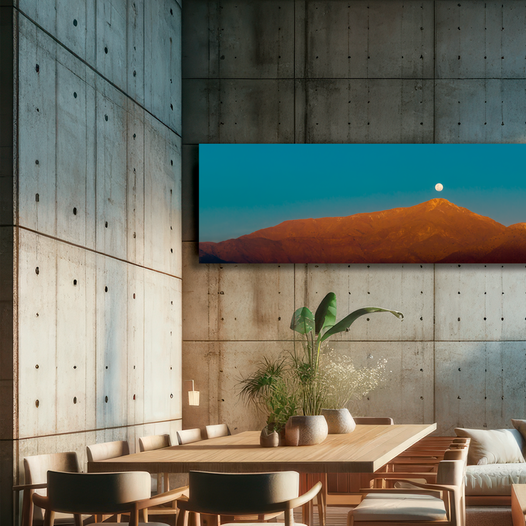 "Cerro Provincia bajo la Luna: Vigilia de un Guardián Ceremonioso" - Imagen 12