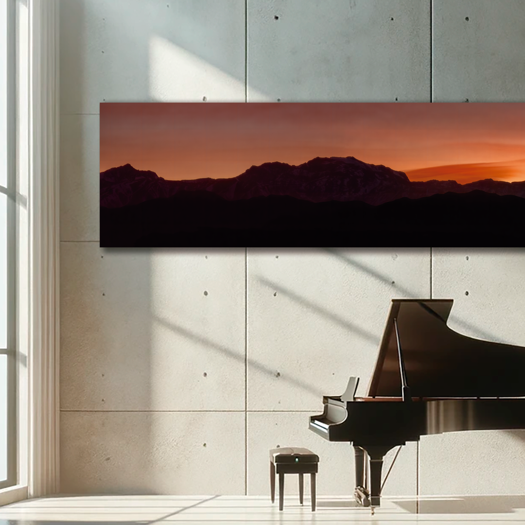 "Silencio y Fuego en el Horizonte Andino, Serenidad Matutina" - Imagen 8