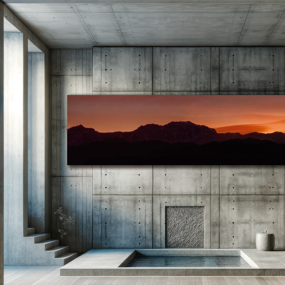 "Silencio y Fuego en el Horizonte Andino, Serenidad Matutina" - Imagen 9