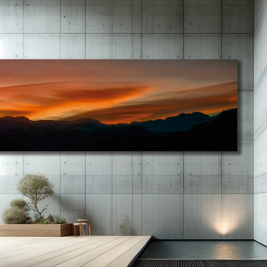 "Silencio y Fuego en el Horizonte Andino, Serenidad Matutina" - Imagen 11